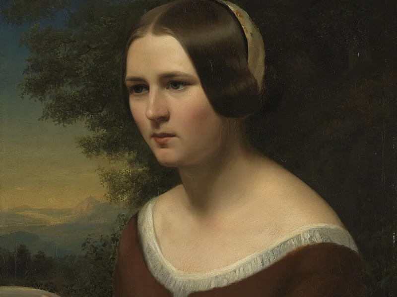 1824-Hedevig Lund - Ritratto di donna - Museo nazionale di arte, architettura e design, Oslo